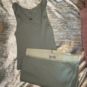 SKIMS ribbed tank and boxer set